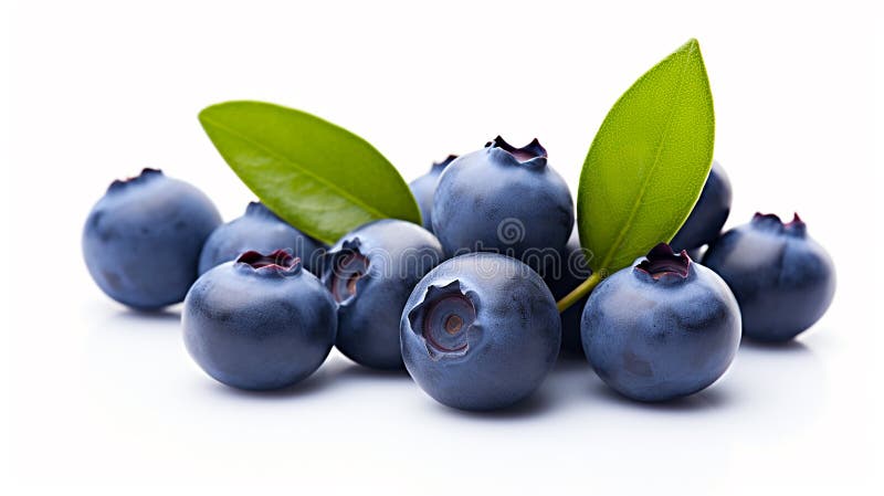 abstract blueberries isolated on white background aspect ratio 16:9. abstract blueberries isolated on white background aspect ratio 16:9