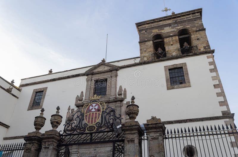 Blick auf den Tempel de Nuestra senora de la merced lizenzfreie stockfotografie