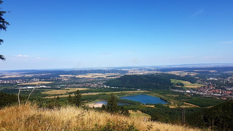 Blick auf Goslar vom Rammelsberg