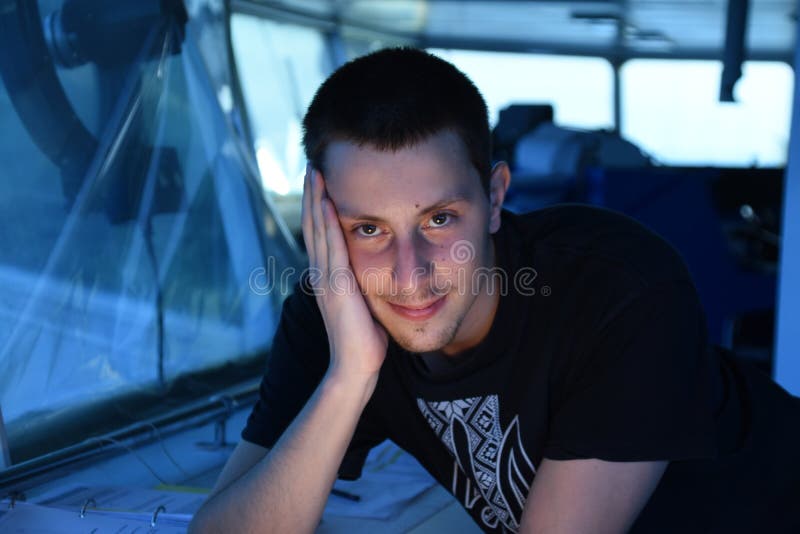 Blik van een slaapmens stock foto Blik van een slaapmens stock foto