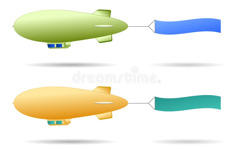 Blimps royalty free illustration
