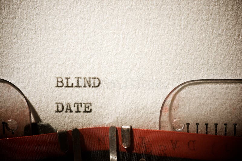 Blind date text stock photo. Image of love, sentence 268012264