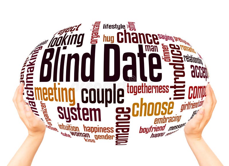 Blind Date Word Cloud and Hand Writing Concept Stock Illustration Illustration of introduce