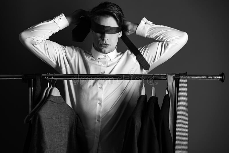 Blindfolded Man Isolated On White, Human Rights Concept Stock Photo,  Picture and Royalty Free Image. Image 139654906.