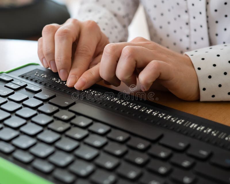 Wireless Braille keyboard for mobile devices, Electronics Lab, Tecnalia  Research & Innovation, Zamudio, Bizkaia, Euskadi, Spain Stock Photo - Alamy