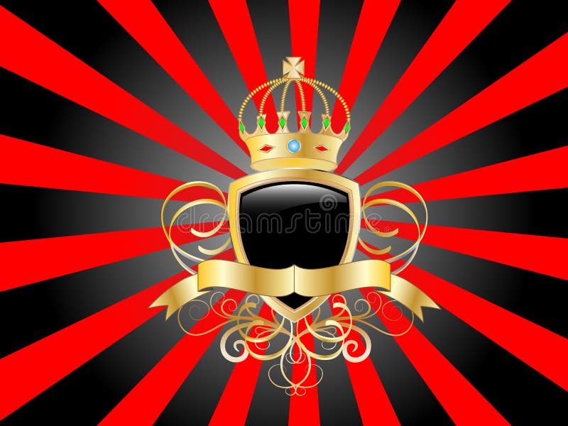Blindaje de oro del vector libre illustration Blindaje de oro del vector libre illustration