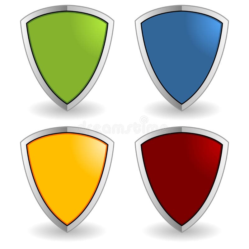 Blindajes coloridos vacíos libre illustration Blindajes coloridos vacíos libre illustration