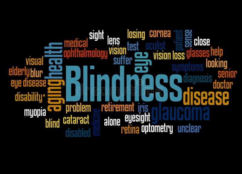 Blindness Word Stock Illustrations 152 Blindness Word Stock