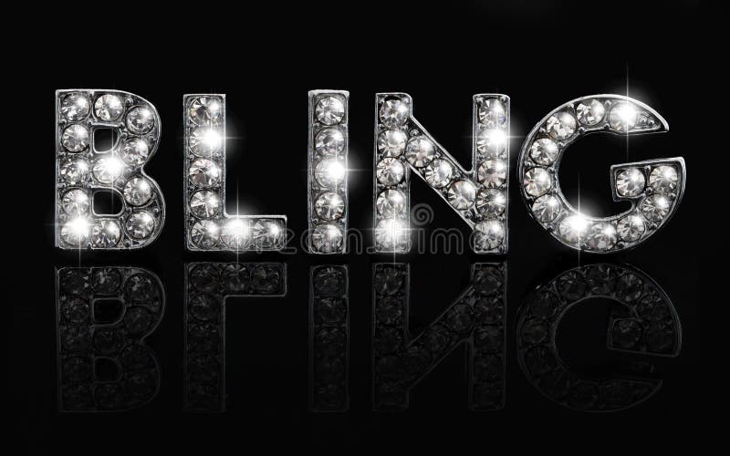 Bling on black royalty free stock photos Bling on black royalty free stock photos