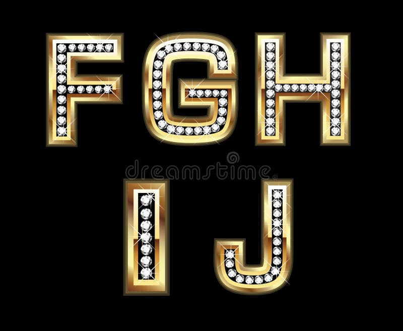 Bling Letters Vector Images (over 700)