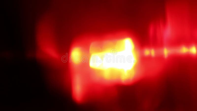 Blinkendes Rotes LED-Licht, Extreme Nahaufnahme Stock Video