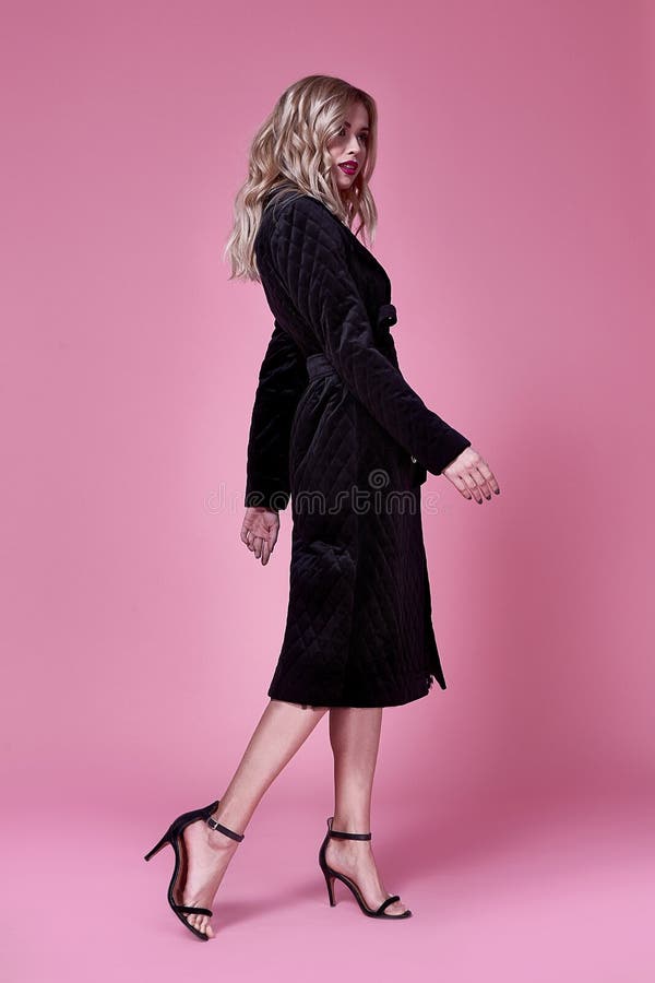 Blo för makeup för framsida för elegant kvinna för skönhet ung sexig nätt härlig arkivfoto