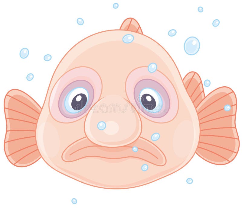 Blob Fish Isolated Stock Illustration - Download Image Now - Fish, Blob,  Illustration - iStock