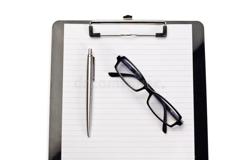 Bloc - notes, crayon lecteur et glaces images libres de droits Bloc - notes, crayon lecteur et glaces images libres de droits