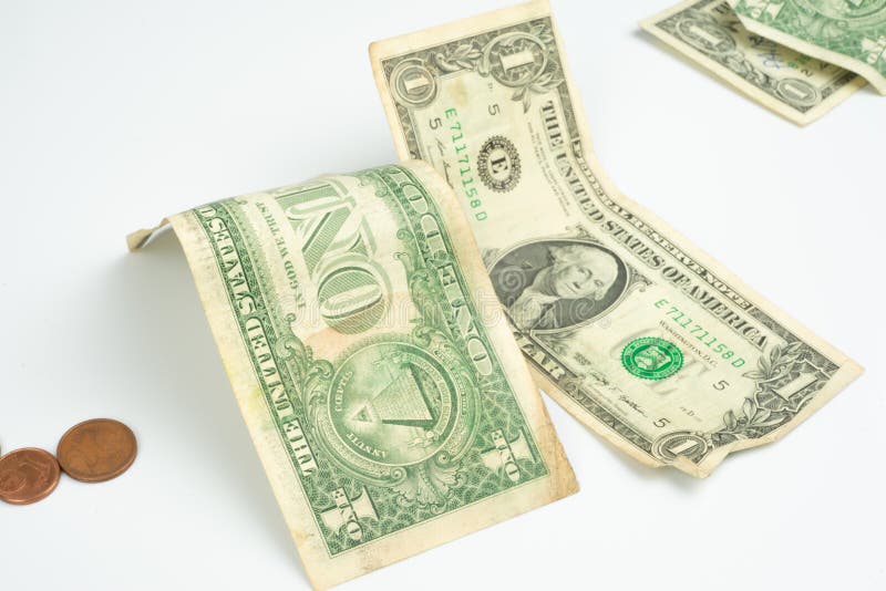 Bloccata la banconota in dollari USA immagine stock Bloccata la banconota in dollari USA immagine stock