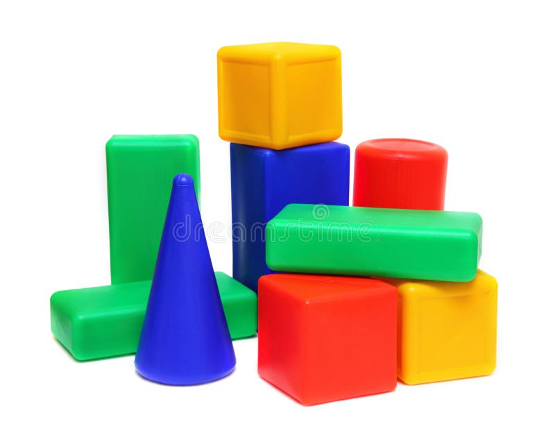 Blocchetti di colore - giocattolo di meccano immagine stock libera da diritti Blocchetti di colore - giocattolo di meccano immagine stock libera da diritti