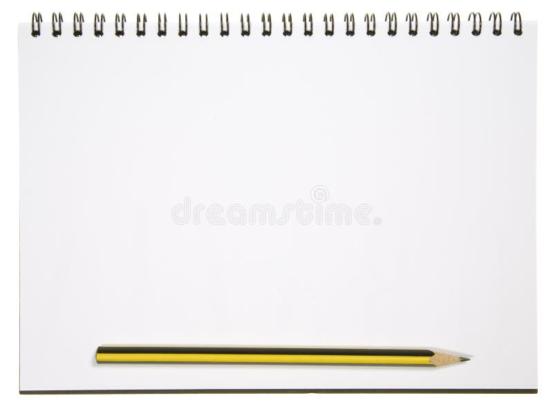 Blocchetto per appunti e matita fotografie stock Blocchetto per appunti e matita fotografie stock