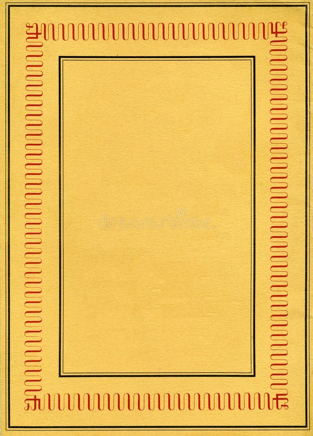 Blocco per grafici decorativo dell'annata contro struttura di carta fotografia stock Blocco per grafici decorativo dell'annata contro struttura di carta fotografia stock