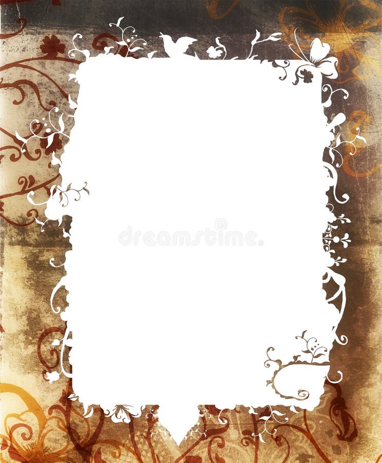 Blocco per grafici della natura di Grunge illustrazione di stock Blocco per grafici della natura di Grunge illustrazione di stock