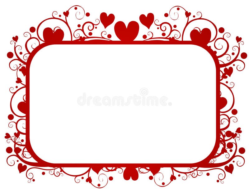 Blocco per grafici di giorno dei cuori del biglietto di S. Valentino rosso di turbinii