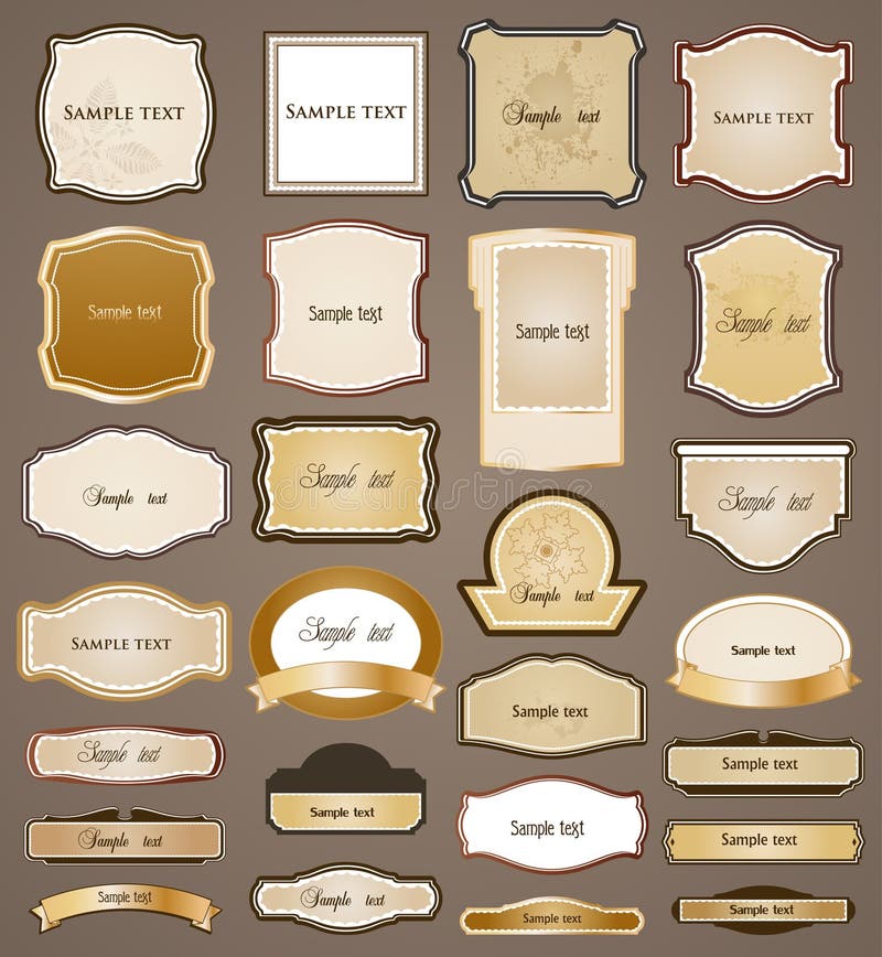 Blocco per grafici ornamentale. Insieme di vettore illustrazione di stock Blocco per grafici ornamentale. Insieme di vettore illustrazione di stock