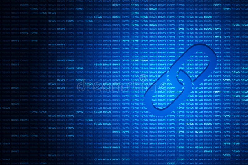 Block chain and network concept royalty free illustration