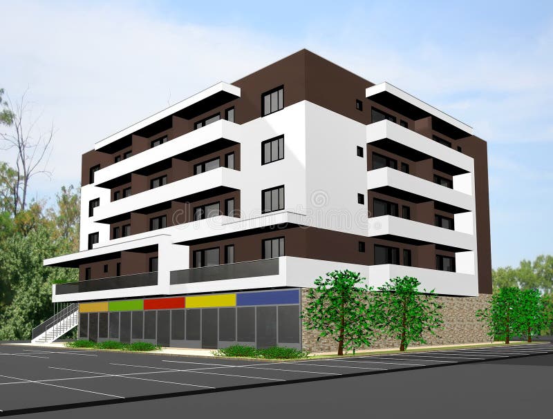 Block 3D Render royalty free illustration Block 3D Render royalty free illustration