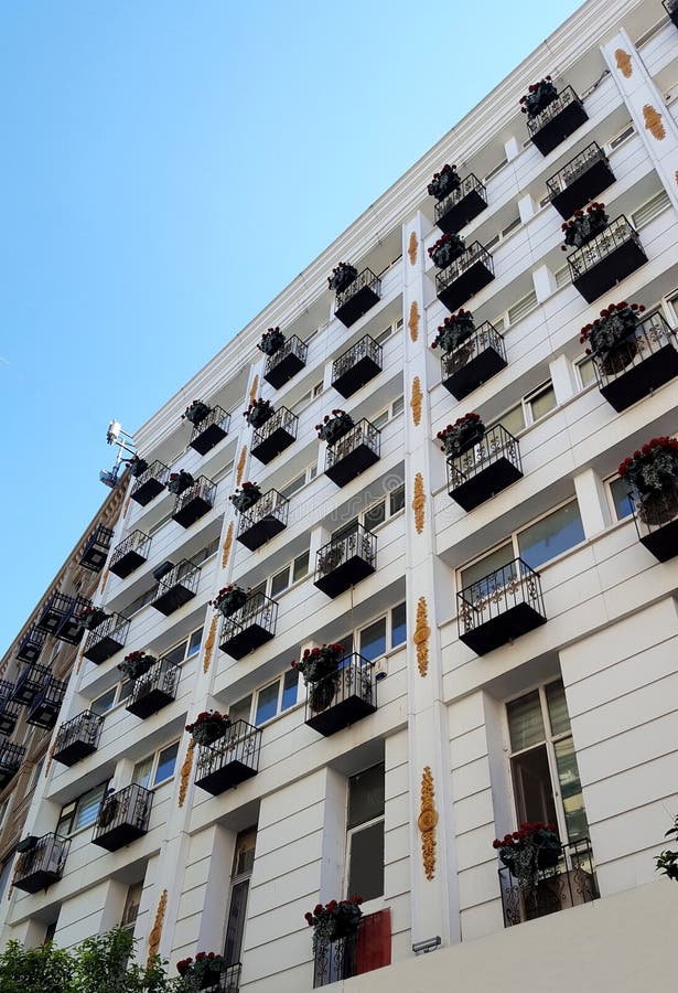 Block of flats - apartment building stock image Block of flats - apartment building stock image