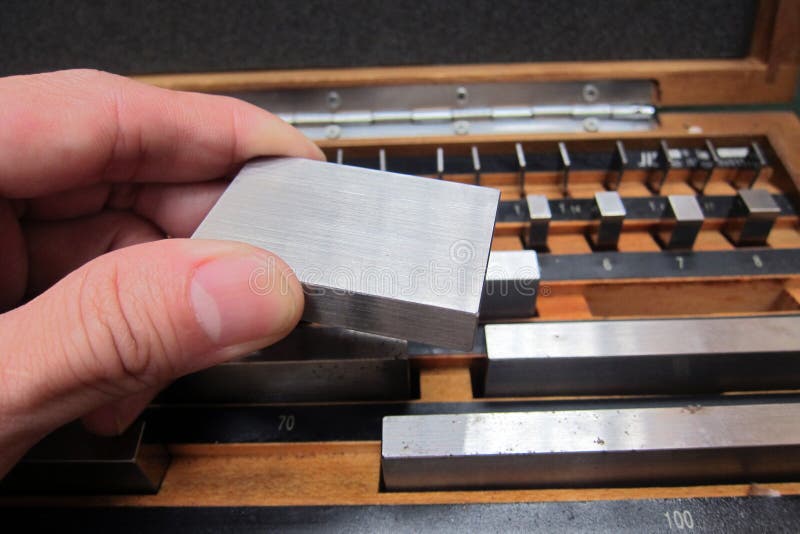 Gauge block stock image. Image of gauge, quality, technology 9657019