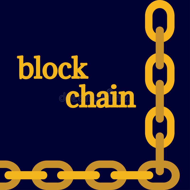 Blockchain, fondo 1 stock de ilustración Blockchain, fondo 1 stock de ilustración