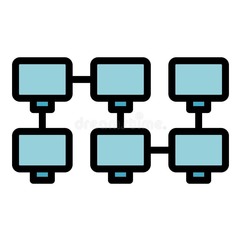 Blockchain-Symbol stock abbildung