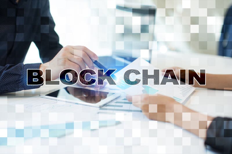 Blockchain teknologibegrepp Internetpengaröverföring Cryptocurrency stock illustrationer Blockchain teknologibegrepp Internetpengaröverföring Cryptocurrency stock illustrationer