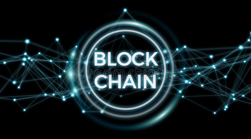 Blockchain tła 3D podłączeniowy rendering ilustracji Blockchain tła 3D podłączeniowy rendering ilustracji