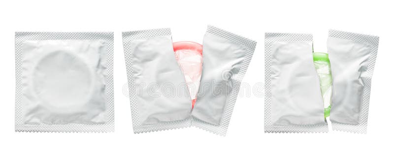 Bloco do preservativo isolado