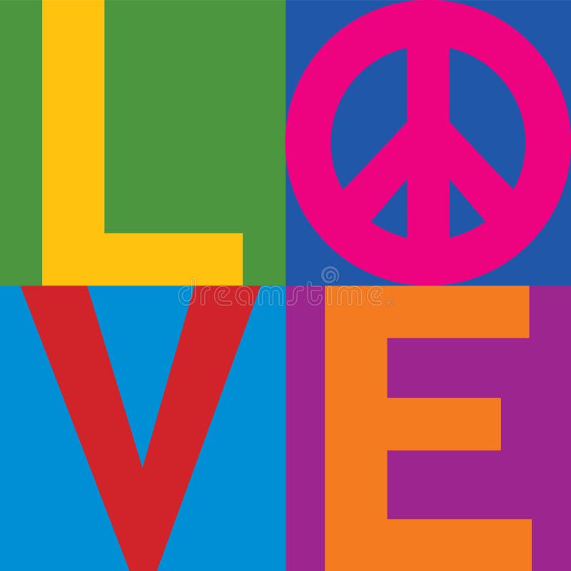 Bloco LOVE=Peace da cor