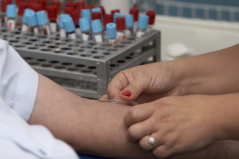 Bloedonderzoek 11 van het laboratorium royalty-vrije stock afbeelding Bloedonderzoek 11 van het laboratorium royalty-vrije stock afbeelding