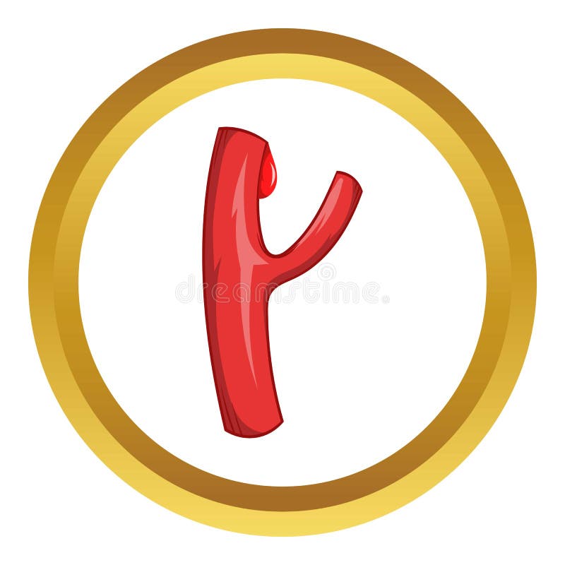 Bloedvaten vectorpictogram royalty-vrije illustratie Bloedvaten vectorpictogram royalty-vrije illustratie
