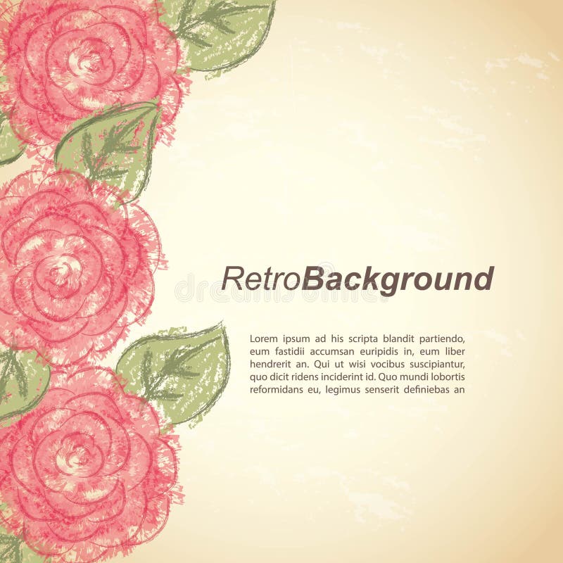 Bloemenontwerp stock illustratie Bloemenontwerp stock illustratie
