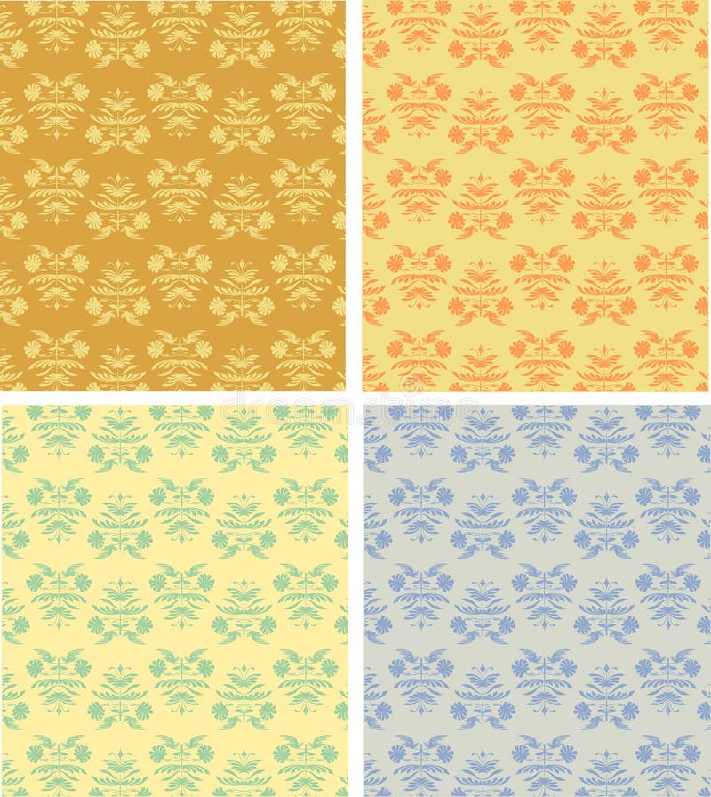 Bloemenpatroonachtergrond stock illustratie Bloemenpatroonachtergrond stock illustratie