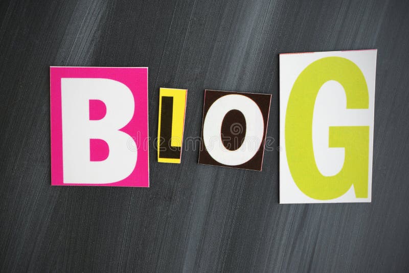 BLOG stock photo