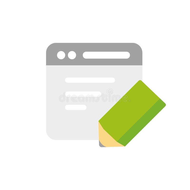 Blog SNS Forum Bulletin Board Icon Stock Vector Illustration of