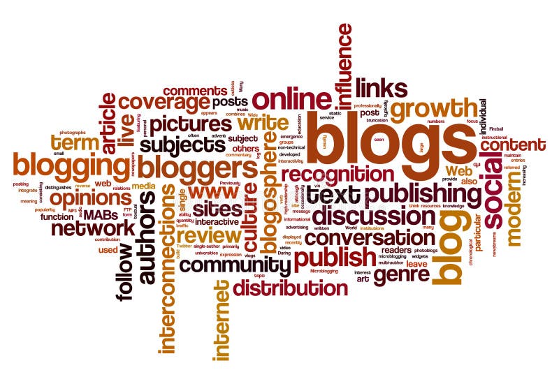 Blogg och blogging begreppsbakgrund royaltyfri illustrationer Blogg och blogging begreppsbakgrund royaltyfri illustrationer