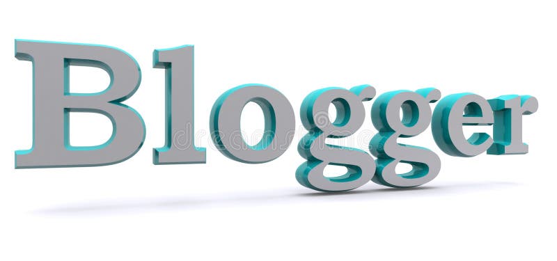 Blogger vector illustration
