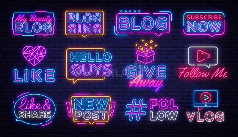 Vector biển hiệu neon đăng tin: Bạn muốn thêm một chút sáng tạo và độc đáo cho blog của mình? Hãy xem hình ảnh mà chúng tôi cung cấp. Bộ sưu tập biển hiệu neon vector đầy màu sắc và độc đáo sẽ giúp bạn tạo ra một diện mạo mới mẻ cho blog của mình và thu hút sự chú ý của người đọc.