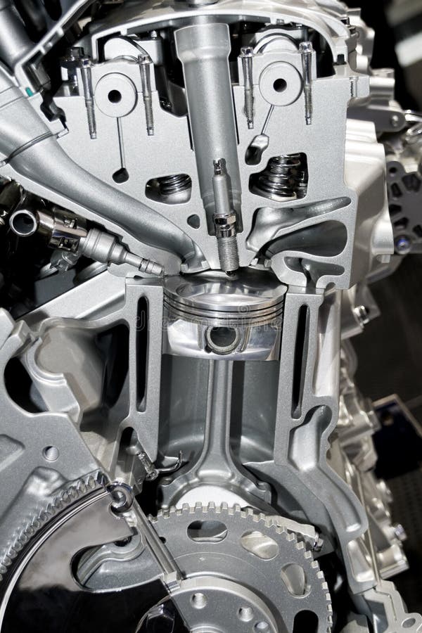 Blok silnika samochodowego zdjęcia royalty free