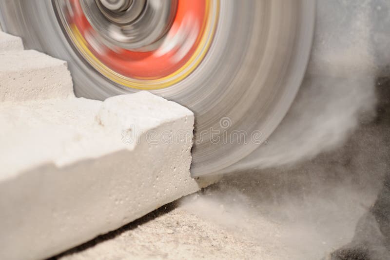 Blokowy betonowy tnący ostrzarz