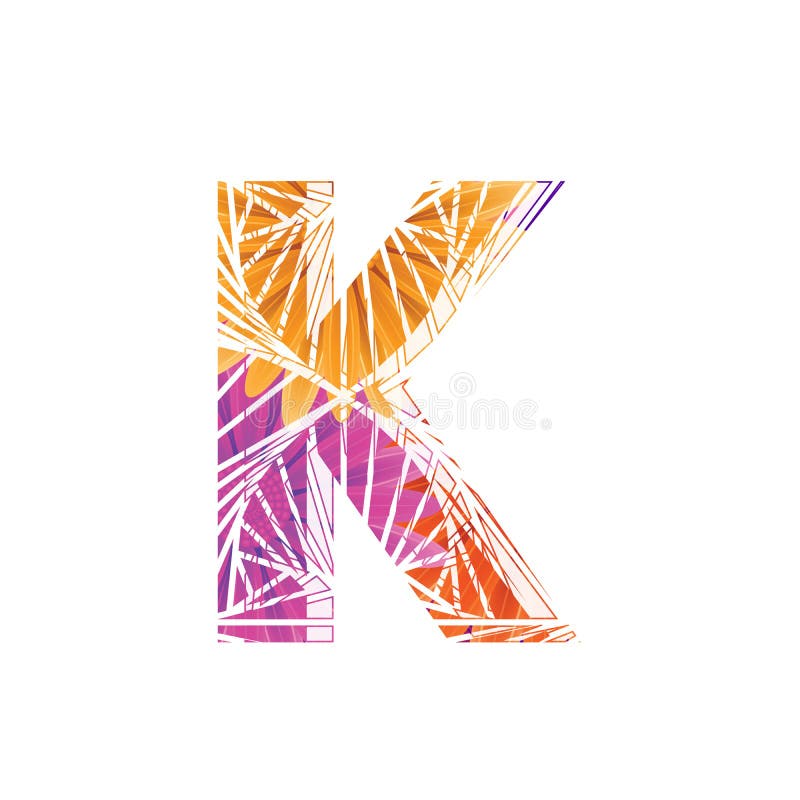 Blom- designmall för bokstav K Moders begrepp för design för typ för logo för Das-blomma av den abstrakta alfabetlogoen vektor illustrationer Blom- designmall för bokstav K Moders begrepp för design för typ för logo för Das-blomma av den abstrakta alfabetlogoen vektor illustrationer