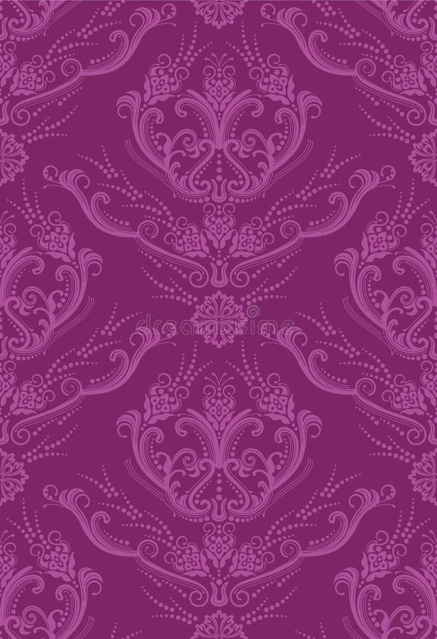 Blom- fuchsia lyxig wallpaper