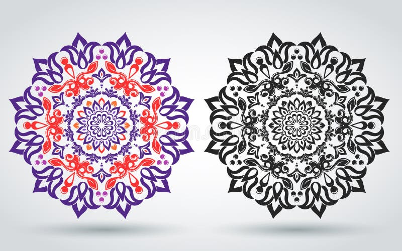blom- prydnad också vektor för coreldrawillustration Orientalisk modell av mandalaen Islamisk, arabisk indisk stil Ljus tappning vektor illustrationer blom- prydnad också vektor för coreldrawillustration Orientalisk modell av mandalaen Islamisk, arabisk indisk stil Ljus tappning vektor illustrationer