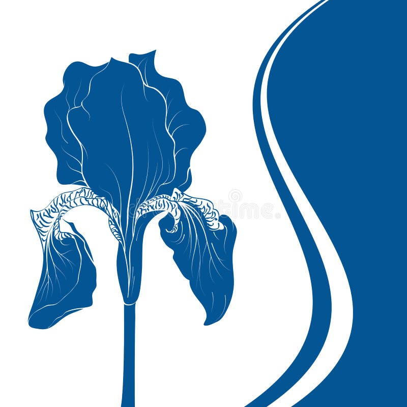 Blommairis vektor illustrationer